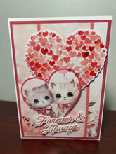 Load image into Gallery viewer, Forever &amp; Always Dimensional Handmade Card &amp; Encelope