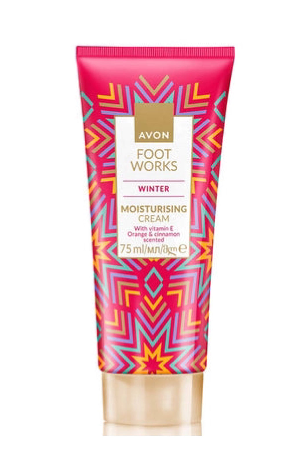 Foot Works Winter Moisturising Cream with Vitamin E Orange & Cinnamon 75ml