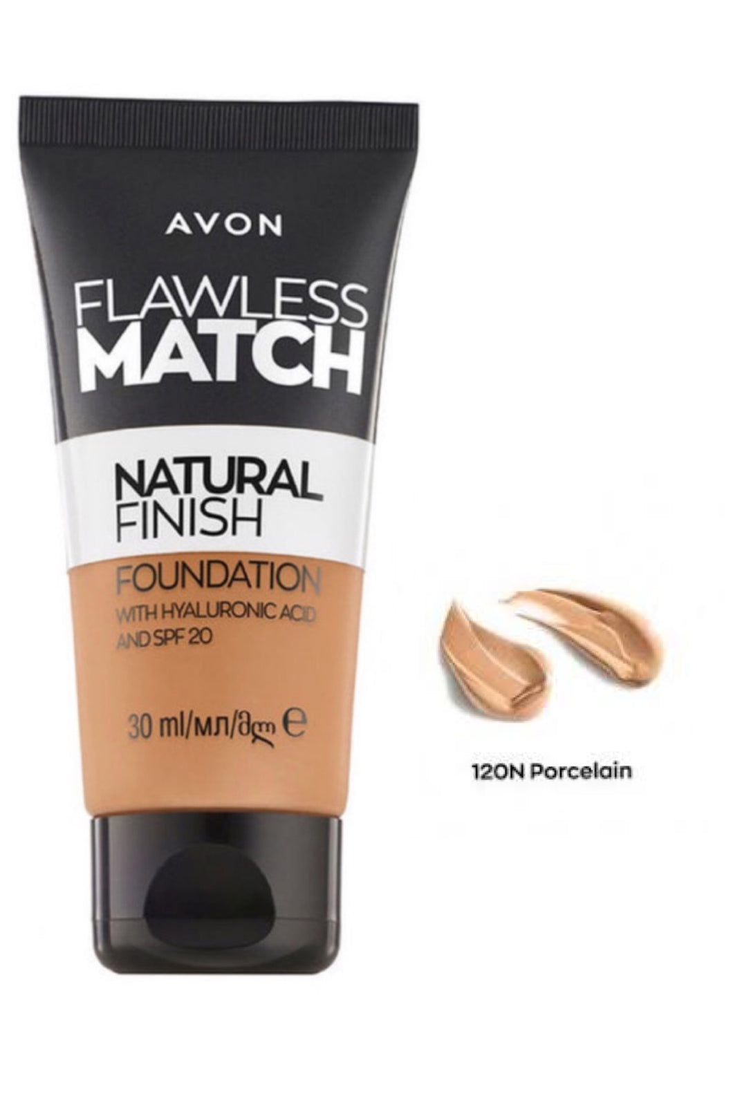 Porcelain 120N Flawless Match Natural Finish Foundation 30ml