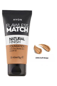 Soft Beige 225G Flawless Match Natural Finish Foundation 30ml