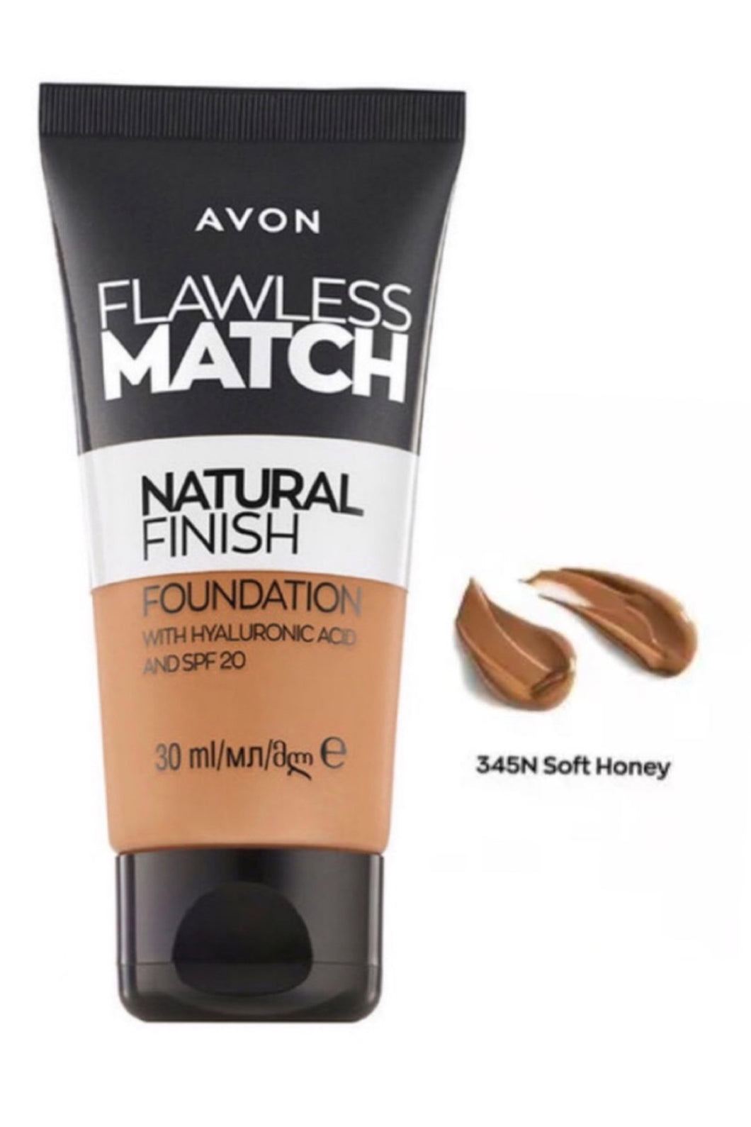 Soft Honey 345N Flawless Match Natural Finish Foundation 30ml