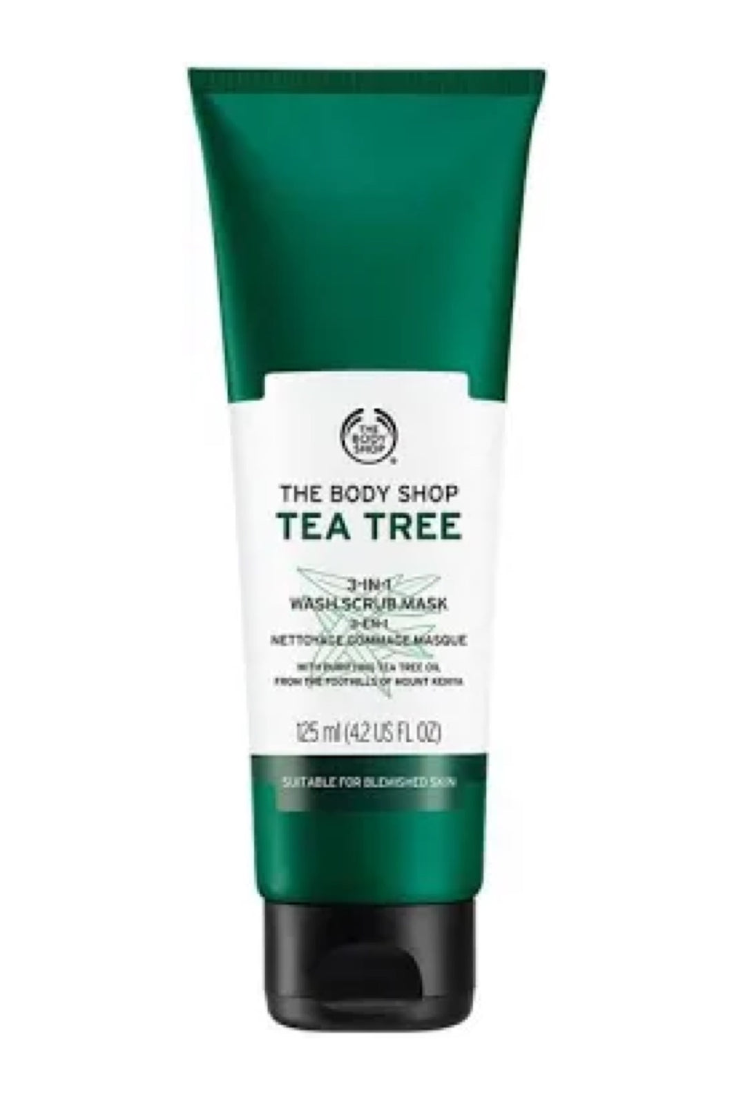 Tea Tree 3-in-1 Wash, Scrub & Mask 125ml The Body Shop