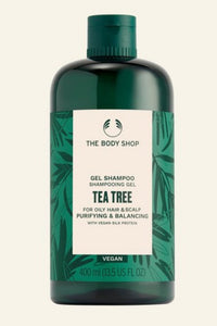 Tea Tree Purifying & Balancing Shampoo
 400ml The Body Shop💕