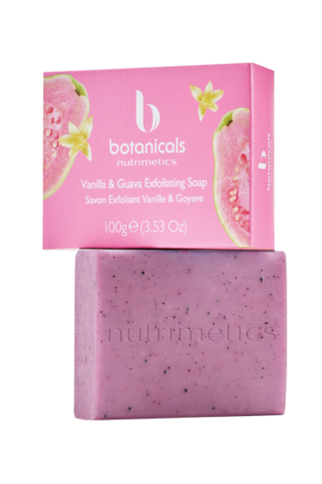 Nutrimetics Botanicals Exfoliating Soap Vanilla & Guava 100g