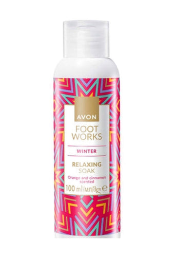 Foot Works Winter Relaxing Foot Soak Orange & Cinnamon 100ml