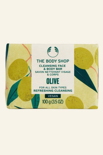 Olive Cleansing Face & Body Bar 100g The Body Shop