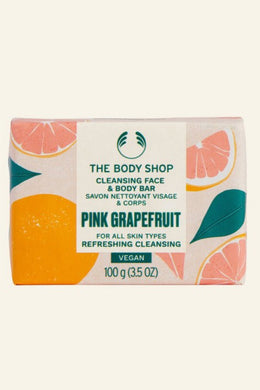 Pink Grapefruit Cleansing Face & Body Bar 100g The Body Shop