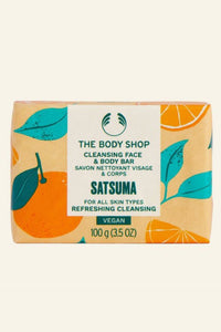 Satsuma Cleansing Face & Body Bar 100g The Body Shop