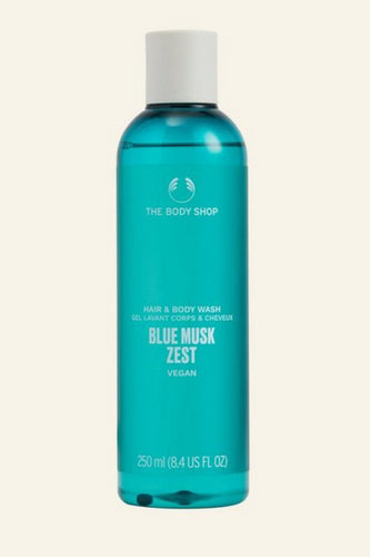 Blue Musk Zest Hair & Body Wash 250ml The Body Shop