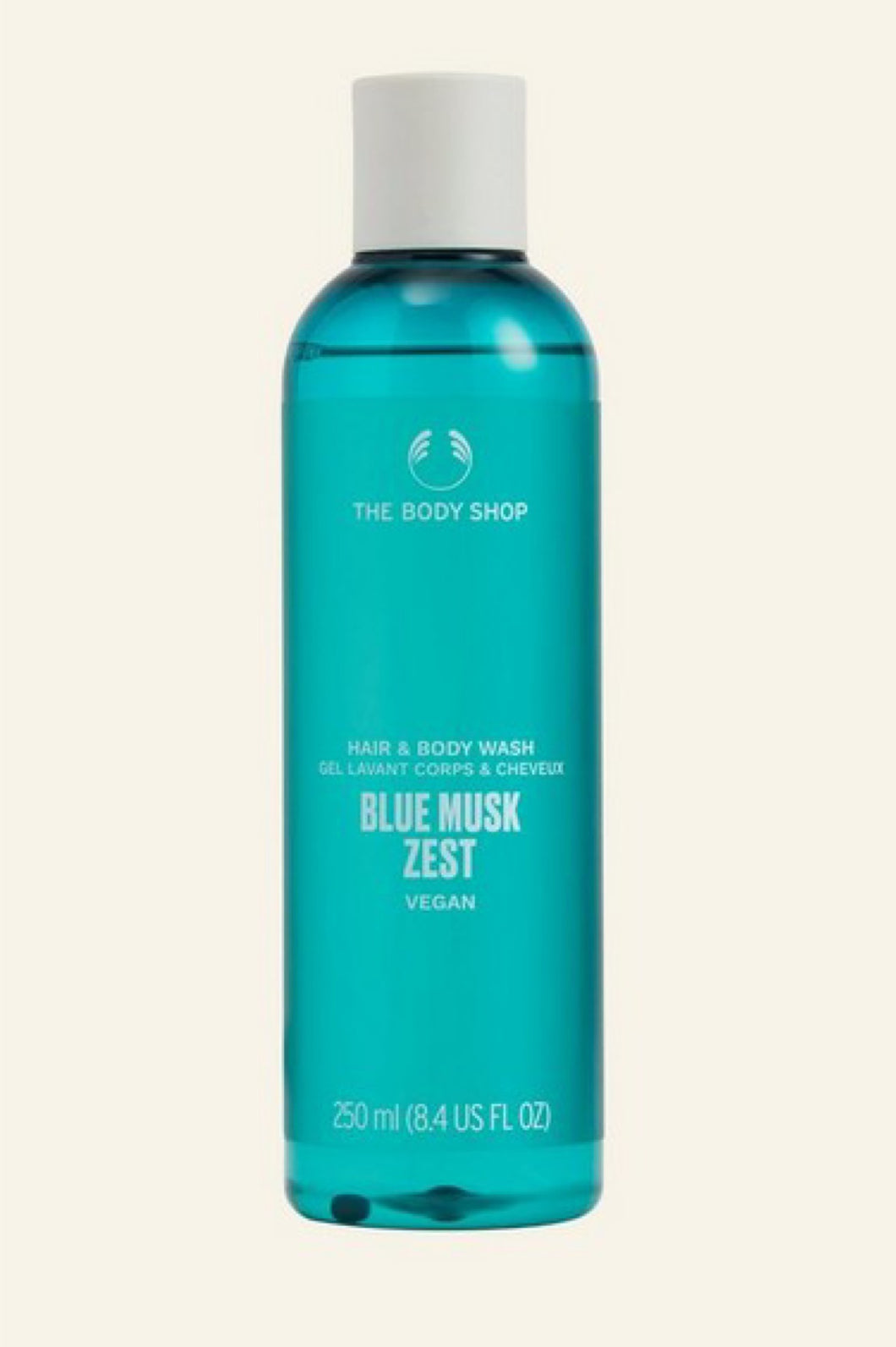 Blue Musk Zest Hair & Body Wash 250ml The Body Shop