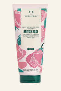 British Rose Lotion-to-Oil 200ml The Body shop