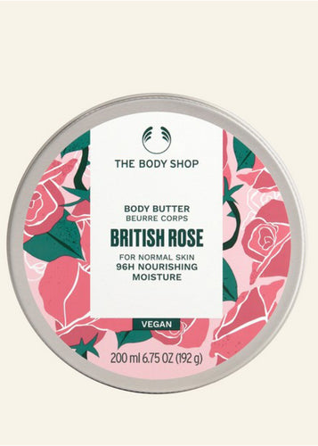 British Rose Body Butter 200ml The Body Shop