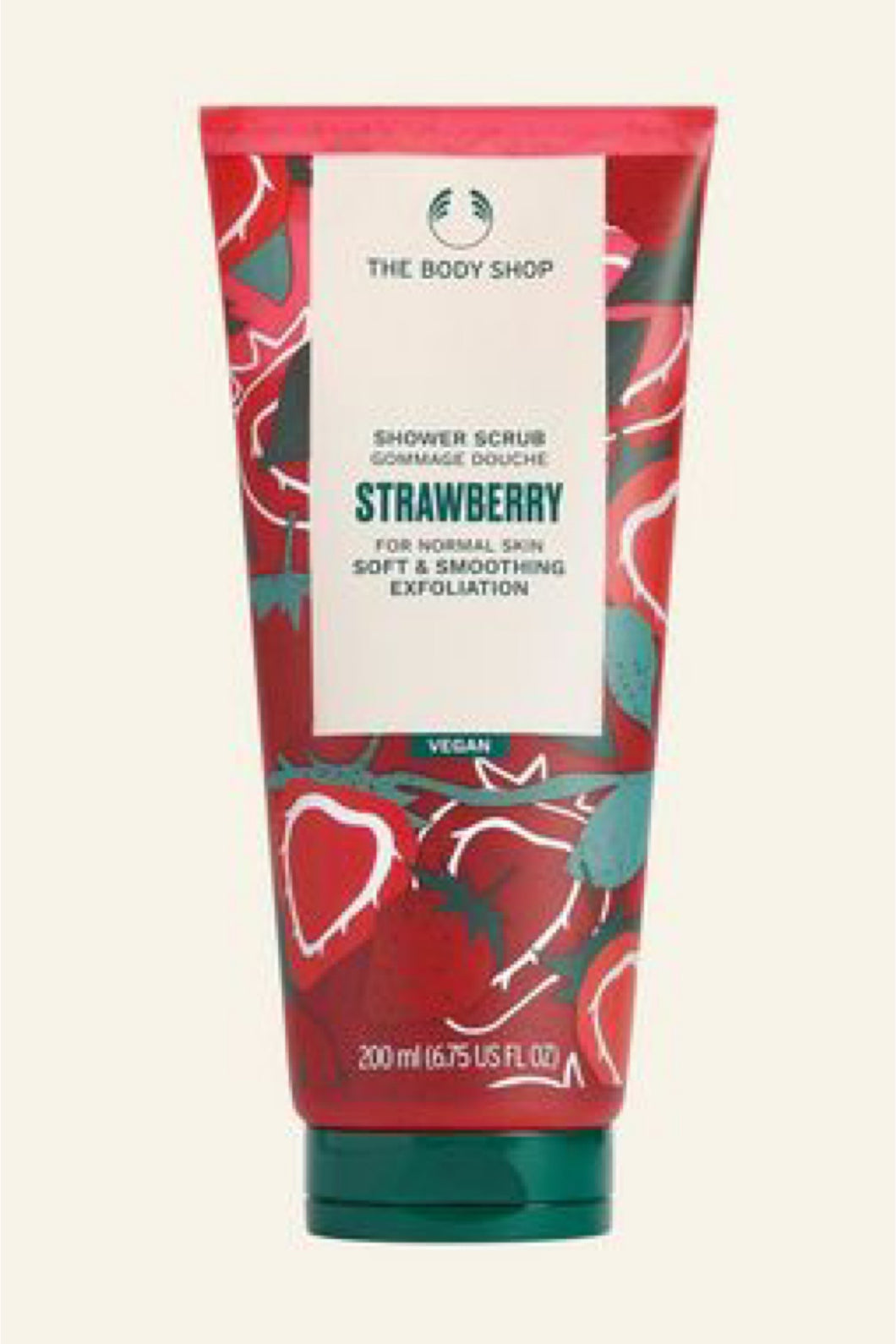 Strawberry Shower Scrub 200ml The Body Shop