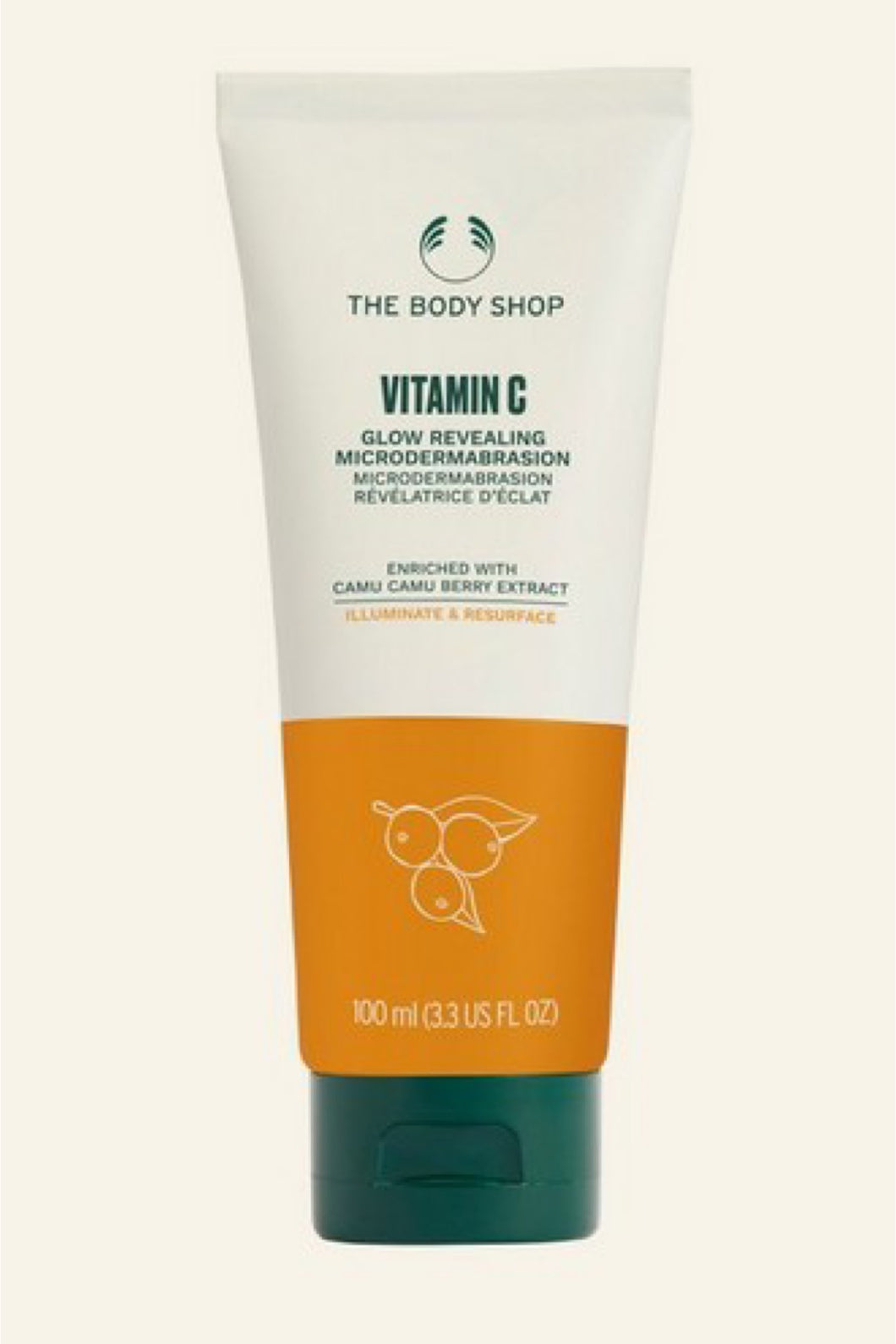 Vitamin C Glow Revealing Microdermabrasion 100ml The Body Shop