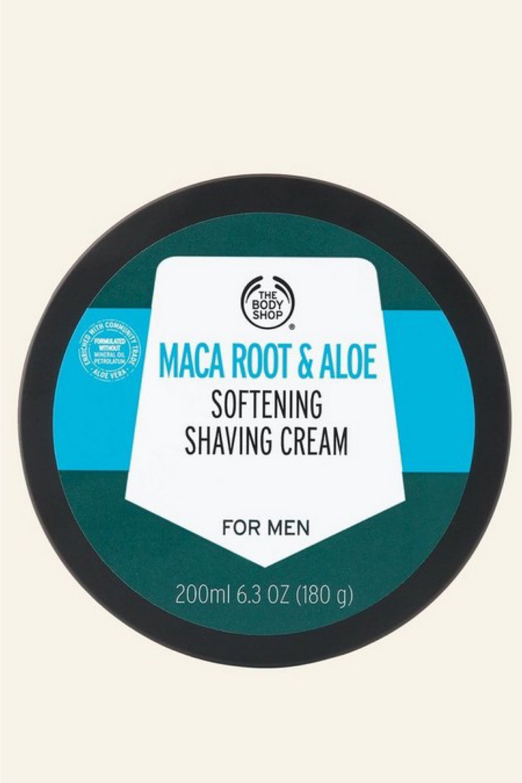 Maca Root & Aloe Softening Shaving Cream For Men 200ml The Body Shop💕