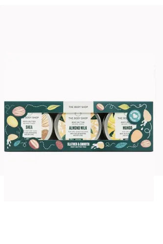 Slather & Smooth Body Butter Trio Dry Skin The Body Shop