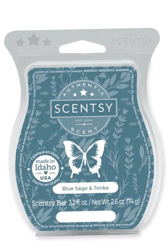 Blue Sage & Tonka Scentsy Bar