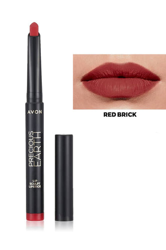 Precious Earth Lip Sculpt Lipstick Red Brick
