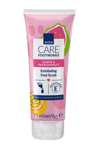 Footworks Guava & Passionfruit Exfoliating Foot Scrub 75ml
