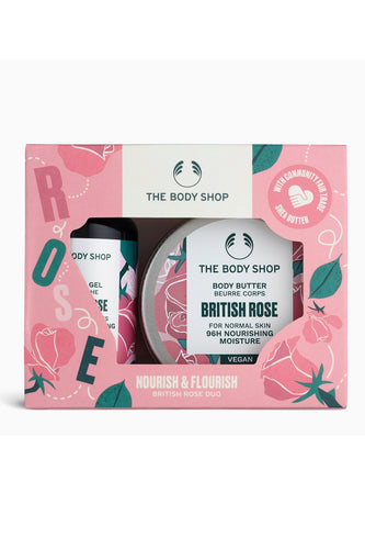 Nourish & Flourish British Rose Duo The Body Shop