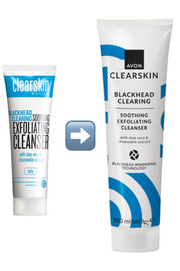 Clearskin Blackhead Clearing Soothing Exfoliating Cleanser 100ml