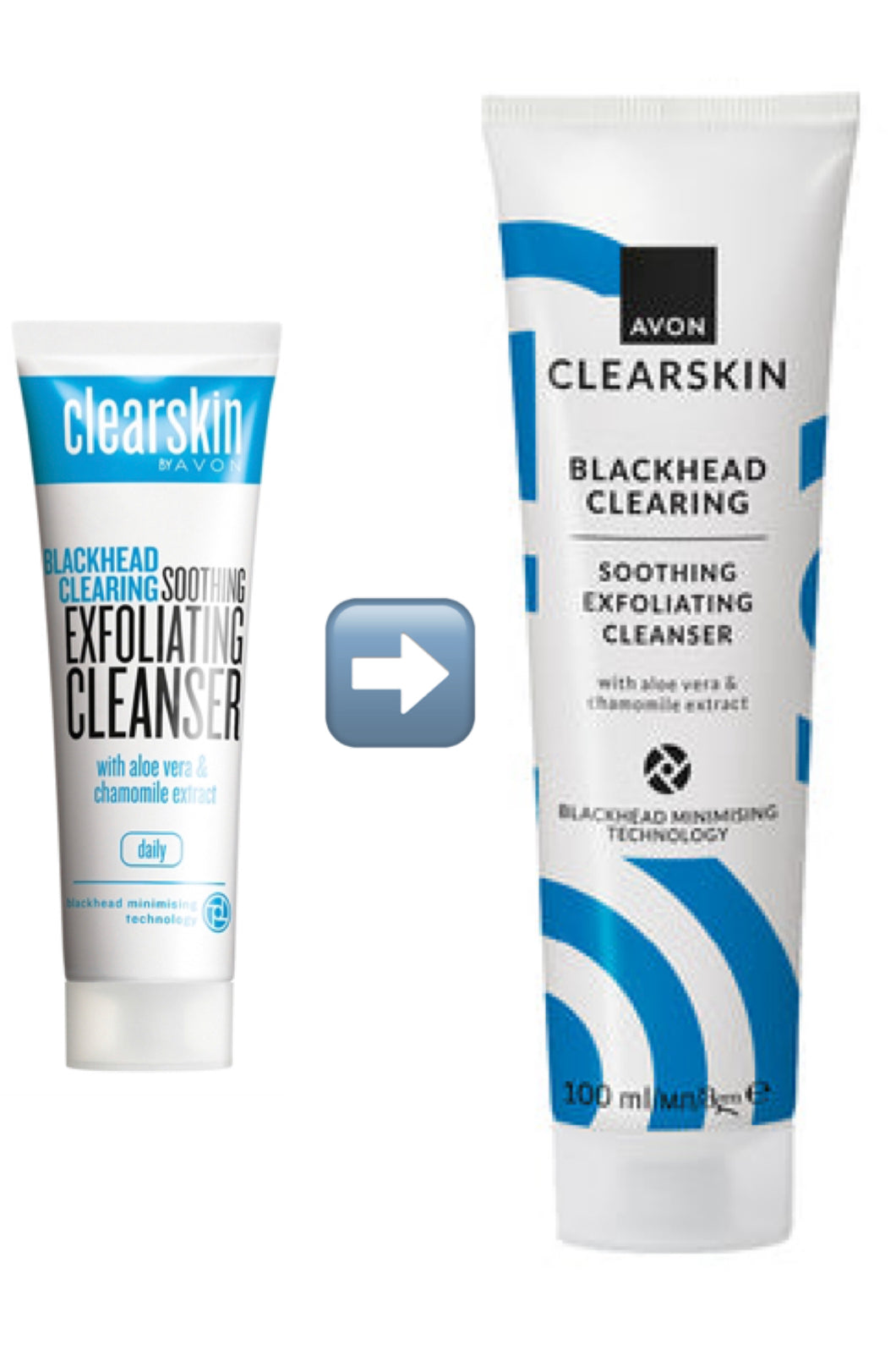 Clearskin Blackhead Clearing Soothing Exfoliating Cleanser 100ml