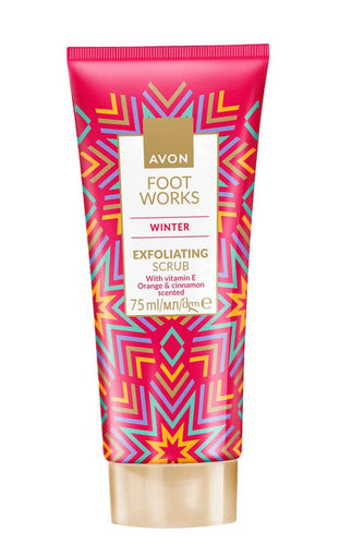 Foot Works Winter Orange & Cinnamon Exfoliating Foot Scrub 75ml