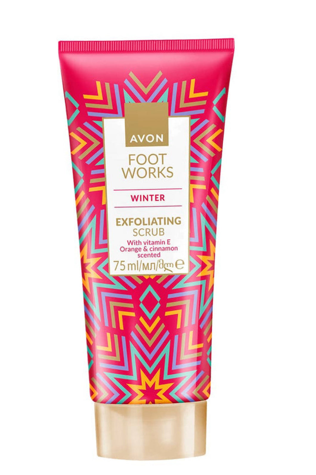 Foot Works Winter Orange & Cinnamon Exfoliating Foot Scrub 75ml