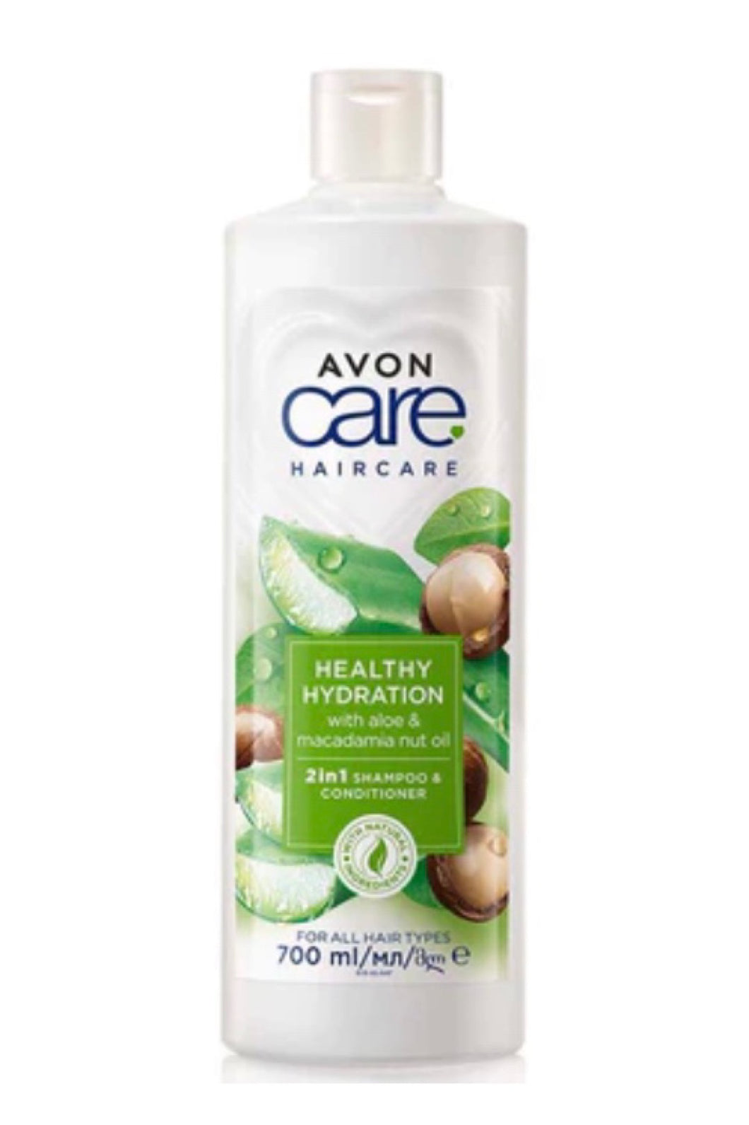 Avon Care Healthy Hydration with Aloe & Macadamia Oil 2 in 1 Shampoo & Conditioner 700ml💕