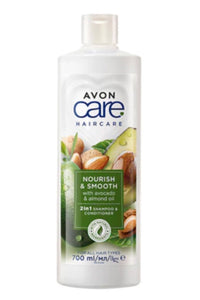 Avon Care Nourish & Smooth with Avocado & Almond Oil 2 in 1 Shampoo & Conditioner 700ml💕