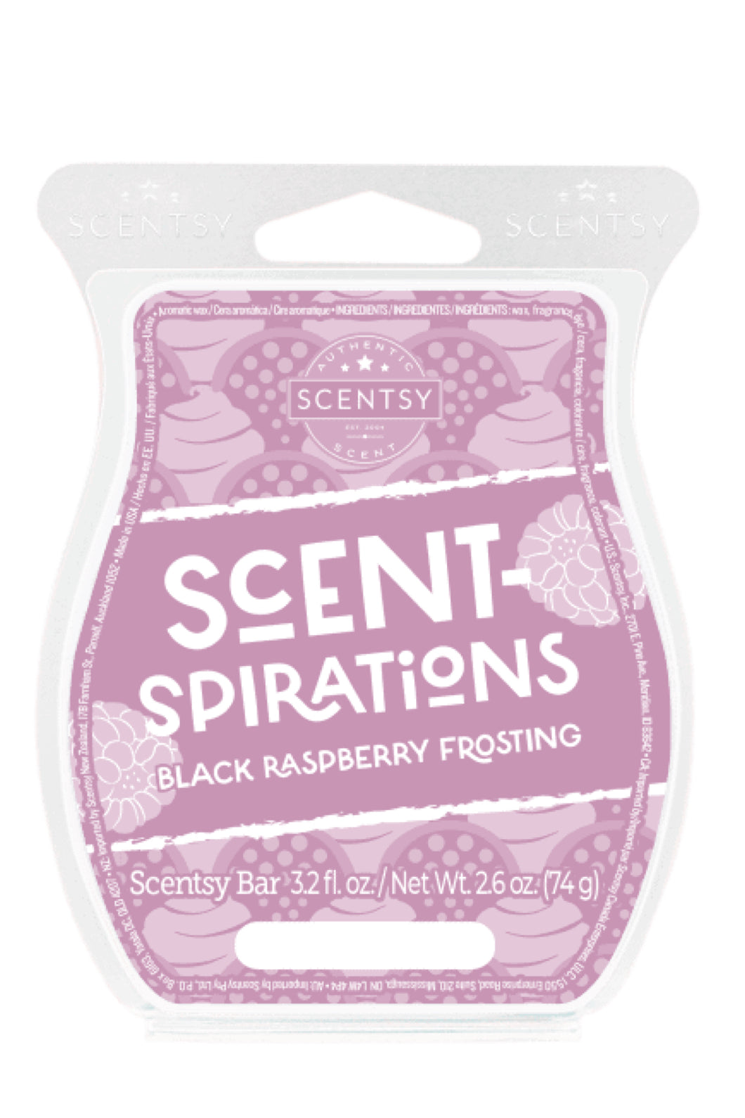 Black Raspberry Frosting Scentsy Bar💕