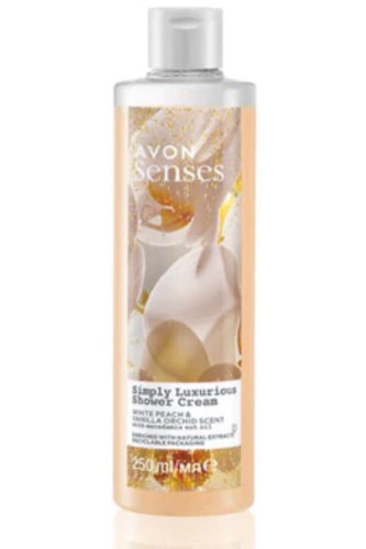 Senses Simply Luxurious White Peach & Vanilla Shower Cream 250ml