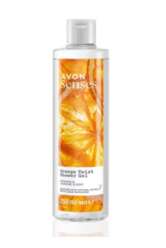 Senses Orange Twist Shower Gel - 250ml Orange & Jasmine Scented
