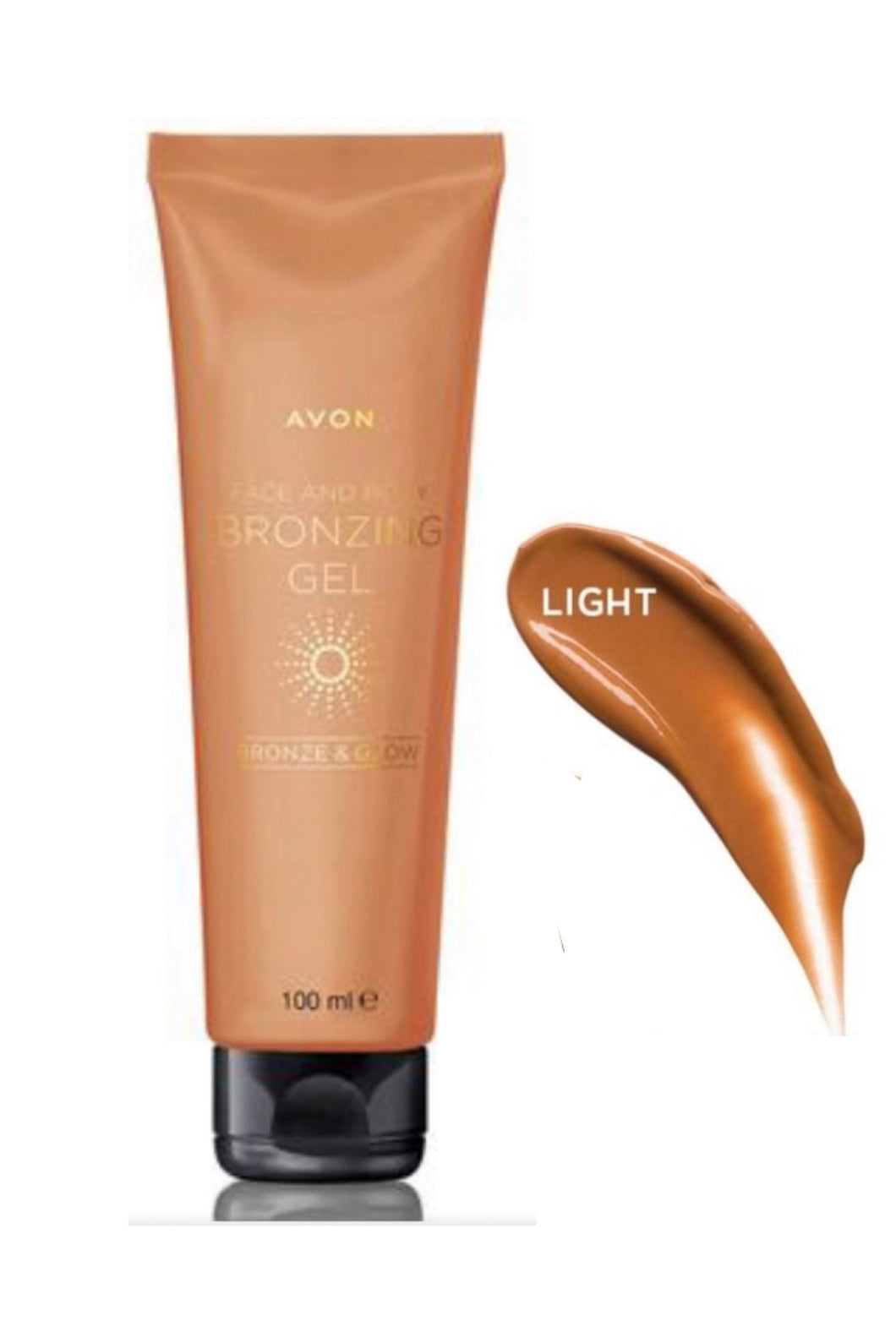Avon Bronze & Glow Face and Body Gel 100ml Light Bronze