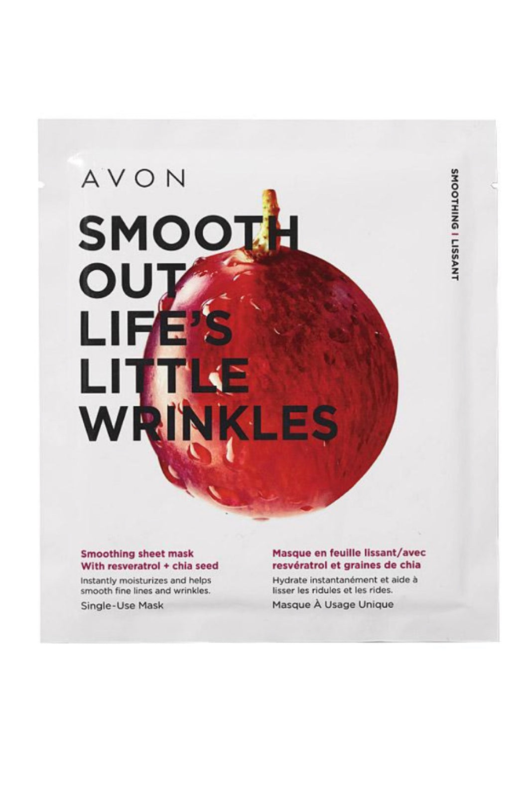 Avon Smooth Out Life’s Little Wrinkles Smoothing Sheet Mask