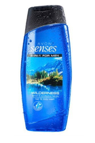 Avon Senses Wilderness Lemon & Eucalyptus Leaves Hair & Body Wash 250ml