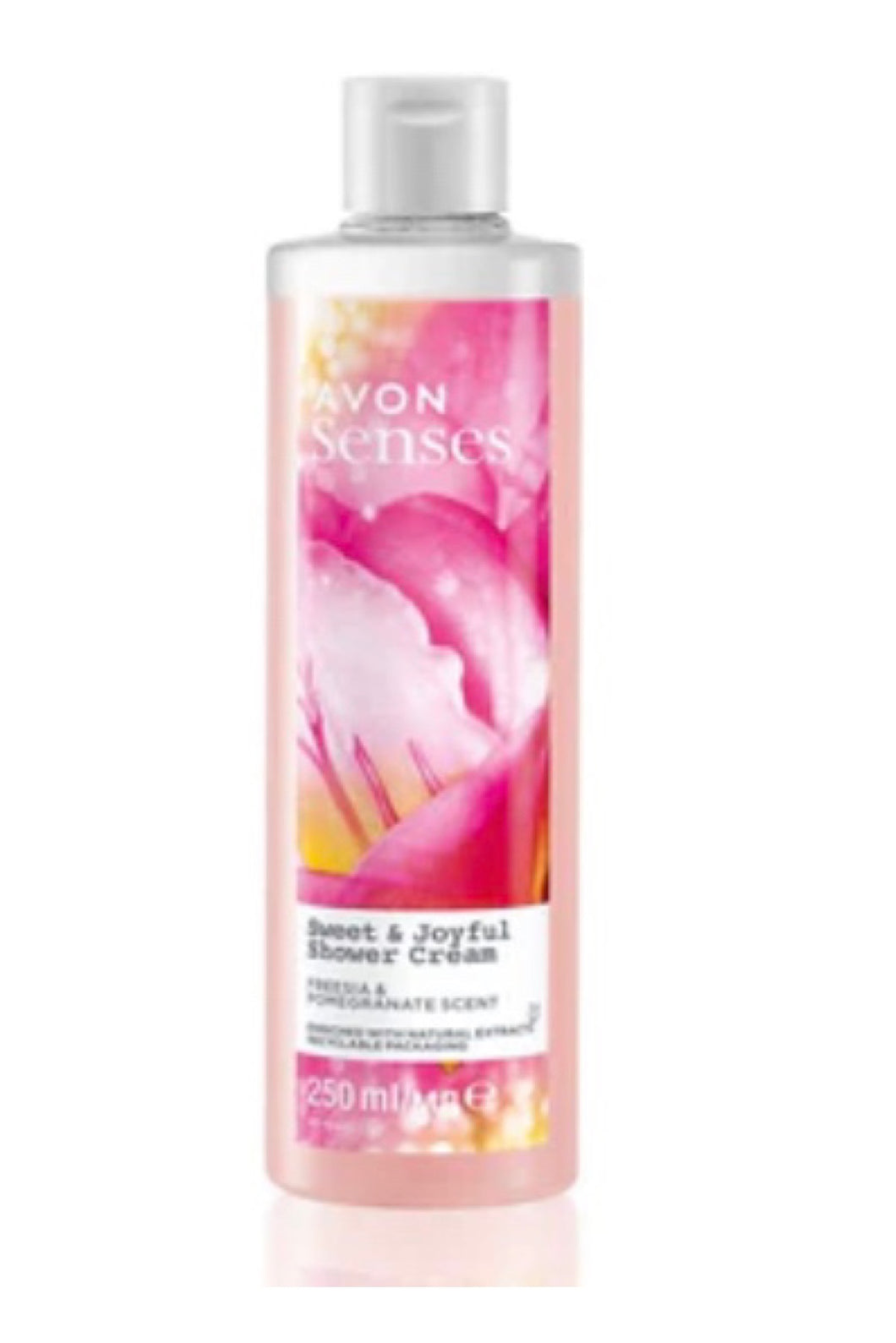 Senses Sweet & Joyful Shower Cream - 250ml Freesia & Pomegranate Scented
