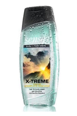 Avon Senses 2 in 1 for Men X-Treme Grapefruit & Cedarwood Hair & Body Wash  250ml