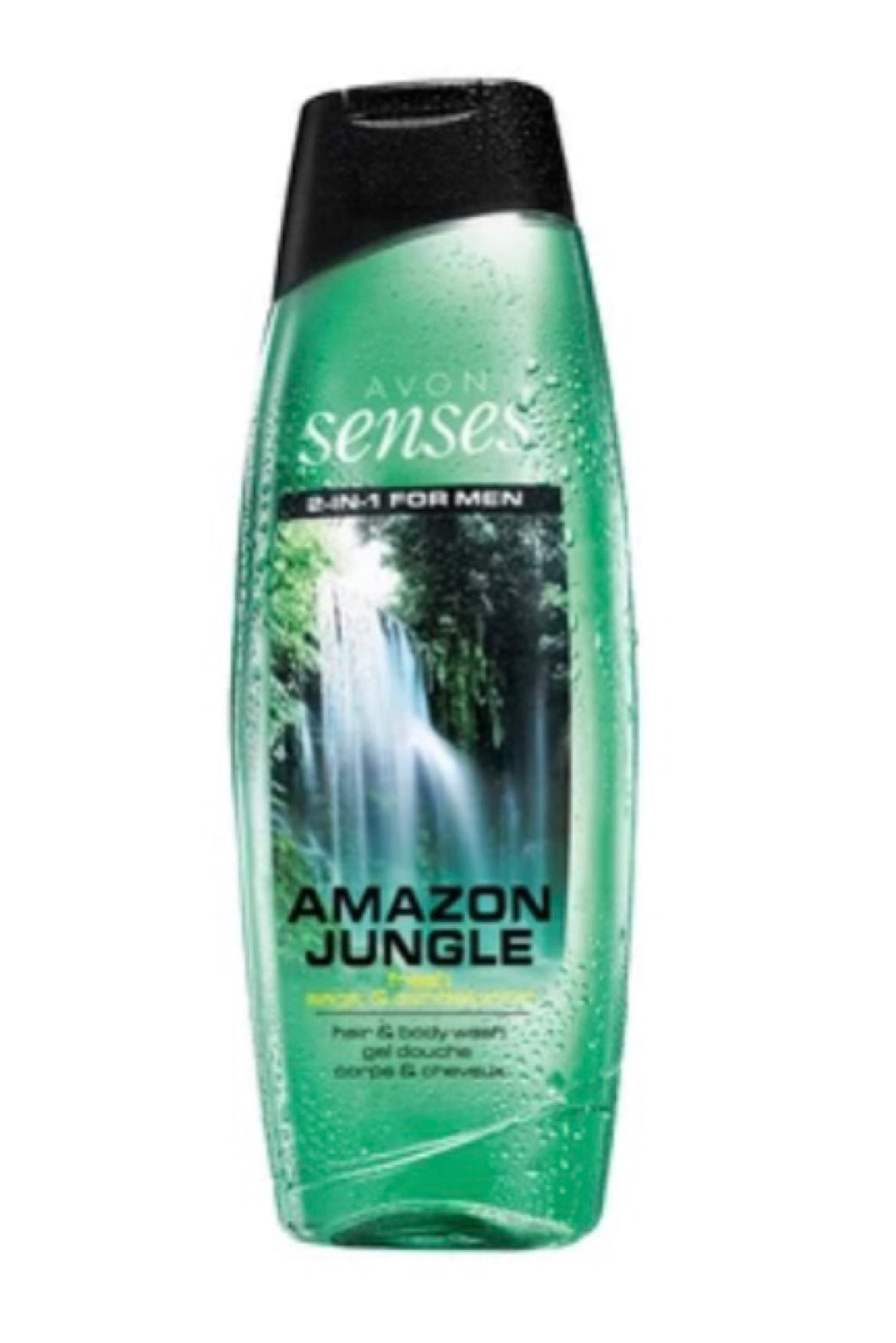Avon Senses 2 in 1 for Men Amazon Jungle Sage & Sandalwood Hair & Body Wash  500ml