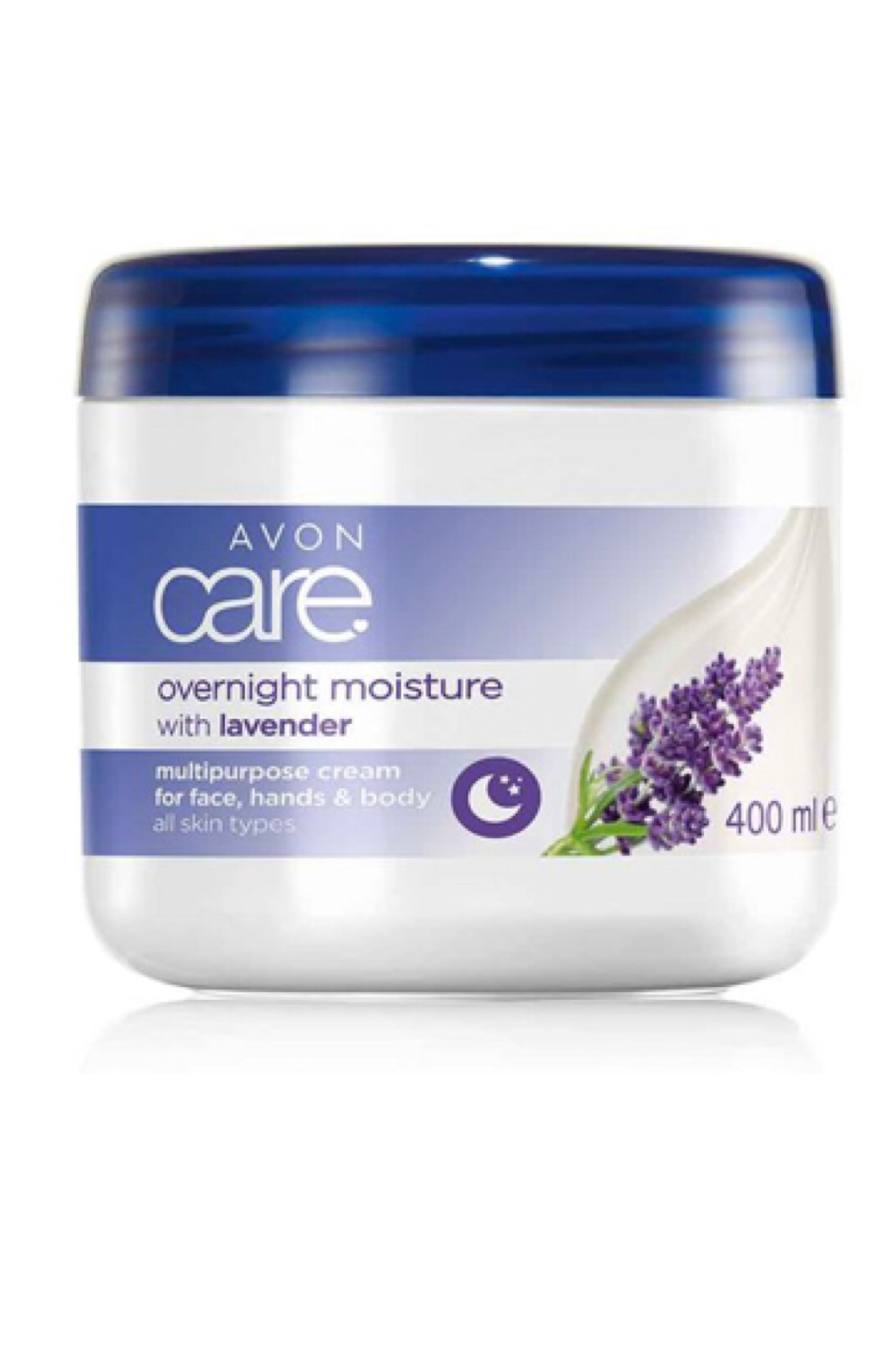 Lavender Overnight Moisture Multipurpose Cream for Face, Hands & Body - 400ml