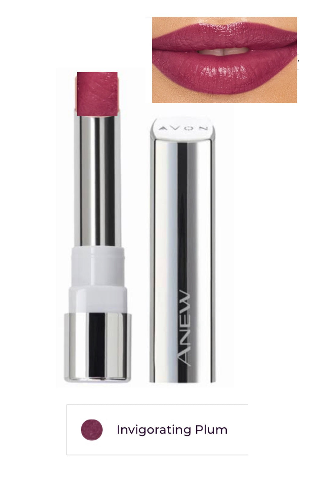 Invigorating plum Anew Revival Serum Lipstick