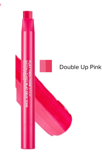 Avon Face Shop Flat Two-Tone Lipstick Double Up Pink