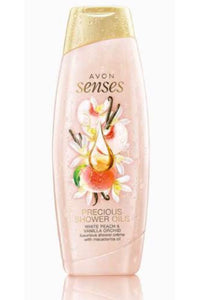 Avon Senses Precious Oils White Peach & Vanilla Orchid Shower Crème 500ml
